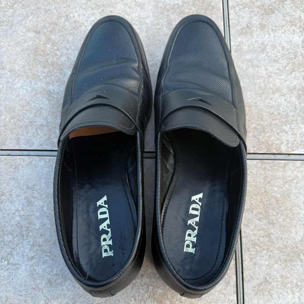 Prada Saffiano leather penny loafers - Picture 7 of 14
